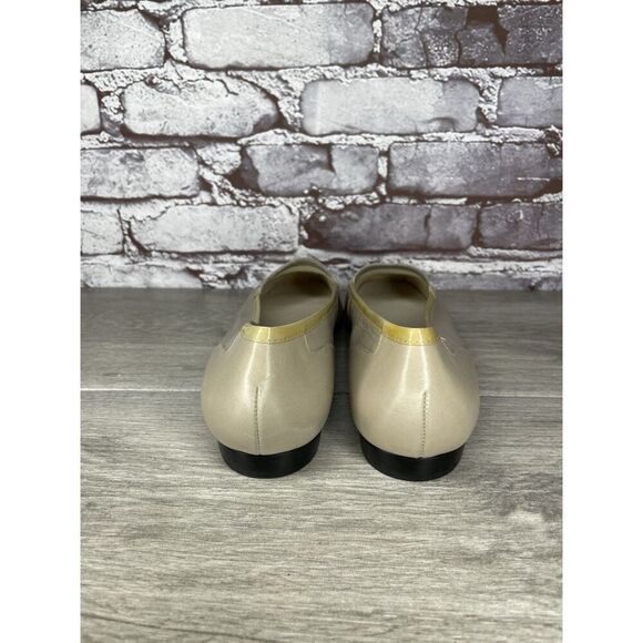 Enzo Angiolini Liberty Yellow Patent Leather Gray Flats Women’s Sz 9.5M US/40EU - Picture 12 of 16